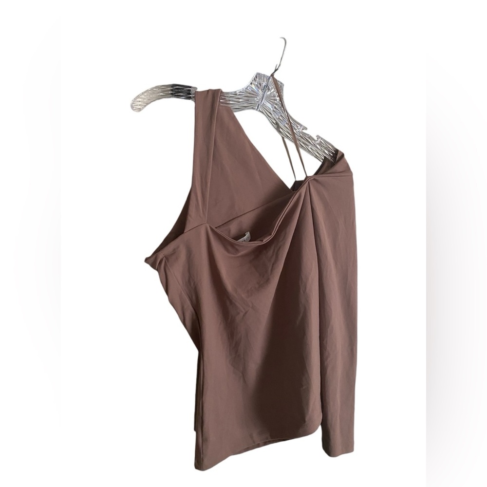 Susana Monaco one shoulder long sleeve S top NWOT